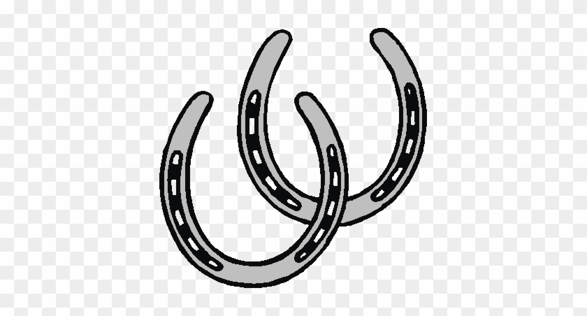 Drawn Horseshoe Transparent - Horse Shoe Clip Art #728099