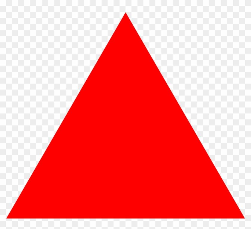 Right Triangle Clip Art - Red Arrow Up #728135