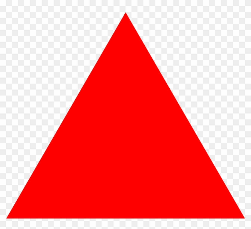 Right Triangle Clip Art - Red Arrow Up #728135