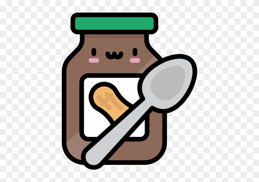 Peanut Butter Free Icon - Cartoon Peanut Butter Jar - Free Transparent PNG  Clipart Images Download