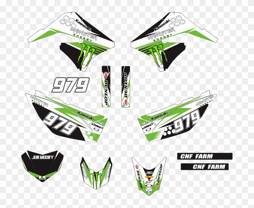 หน้ากากใส่ Jun Modify ไม่ต้องใส่ตัวเลข สวิงอาร์ม พื้นสีดำ - Motorcycle Fairing #728237