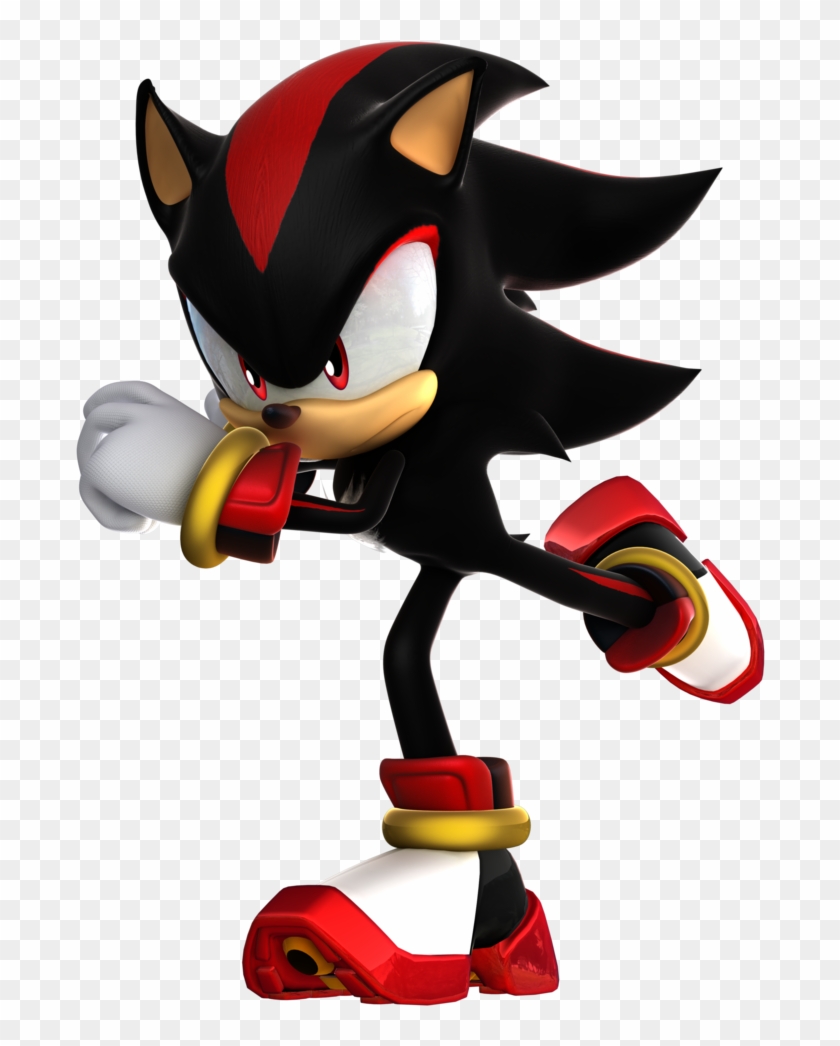 Sonic Shadow Render Run Png , Png Download - Sonic X Shadow, Transparent Png,  free png download