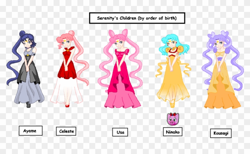 Serenity Clipart Child - Sailor Moon Child #728364