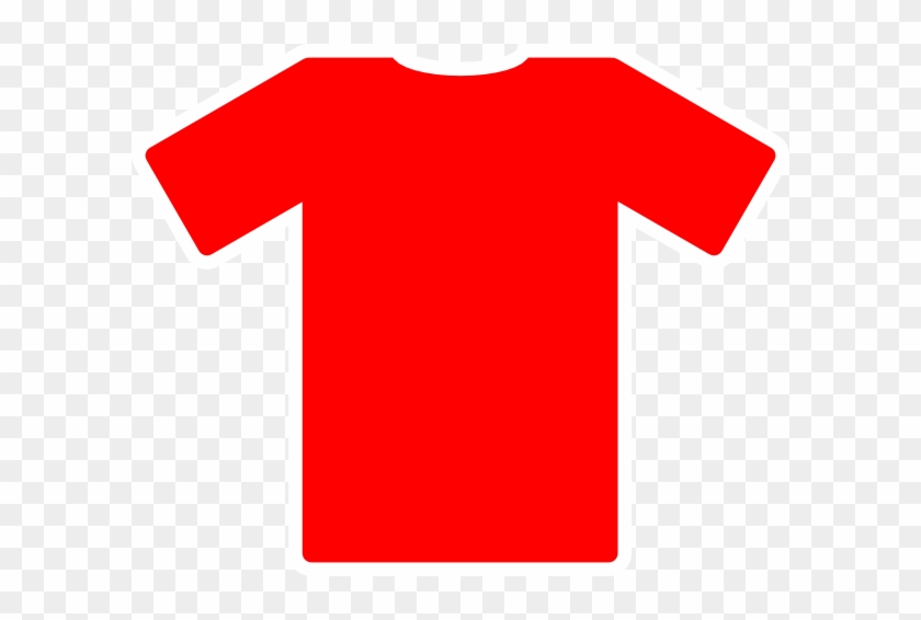 T-shirt Jersey Football Clip Art - Red Shirt Clipart #728480