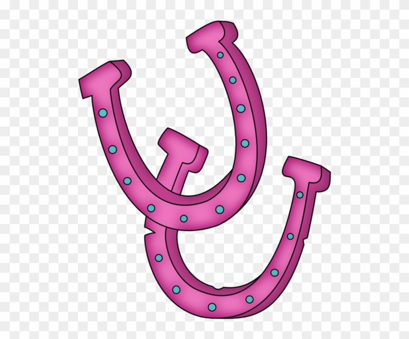 Purple Cowgirl Boots Clip Art Download - Horse Shoe Clip Art #728555