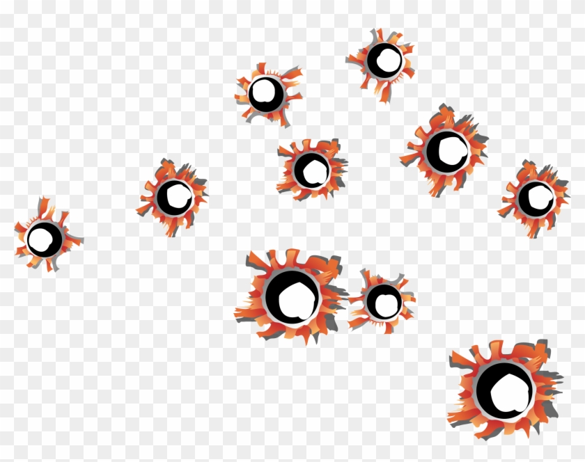 Vector Painted Bullet Holes 2019*1501 Transprent Png - Vector Painted Bullet Holes 2019*1501 Transprent Png #728574