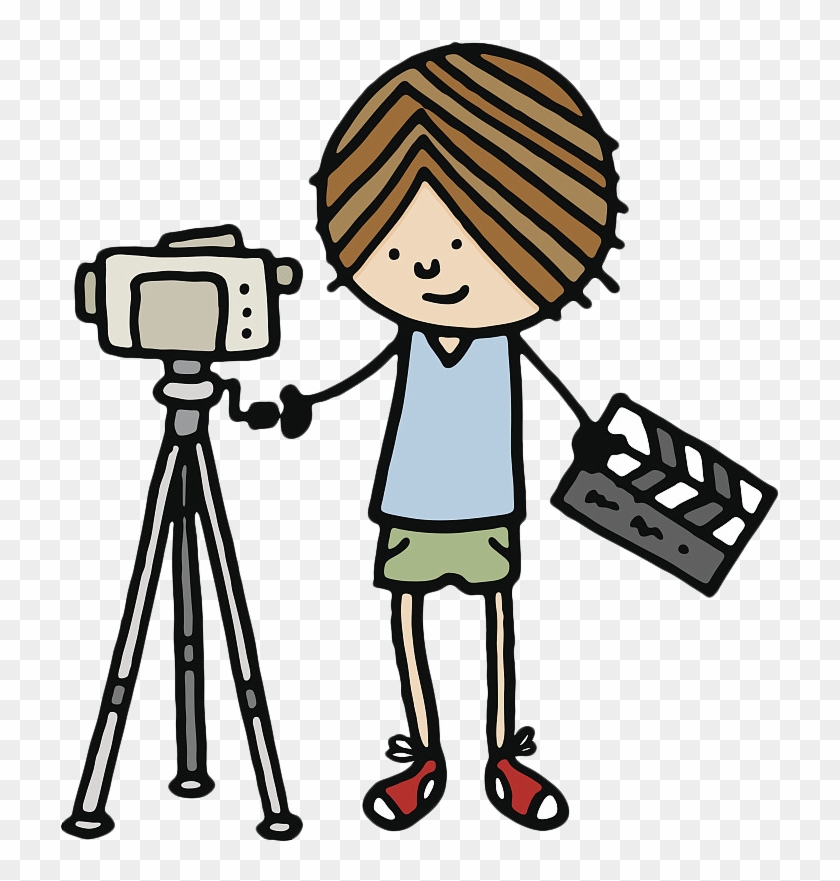 Camera Operator Cinematography Clip Art - Camera Operator Cinematography Clip Art #728795