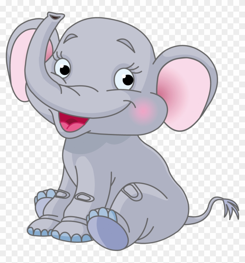 Cartoon Elephant Clip Art - Cartoon Elephant Clip Art #729026