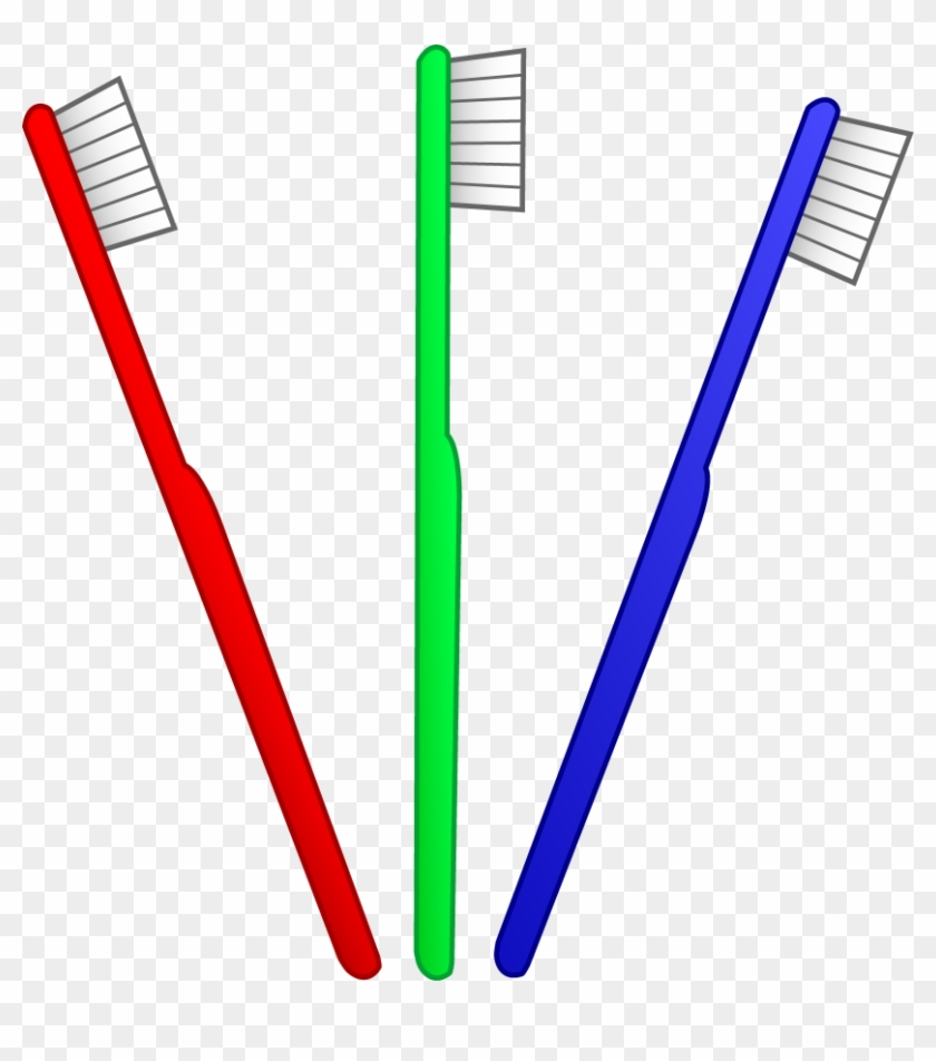 Toothbrush Clipart Black And White Free 2 Picture Of - Toothbrush Clipart #729010