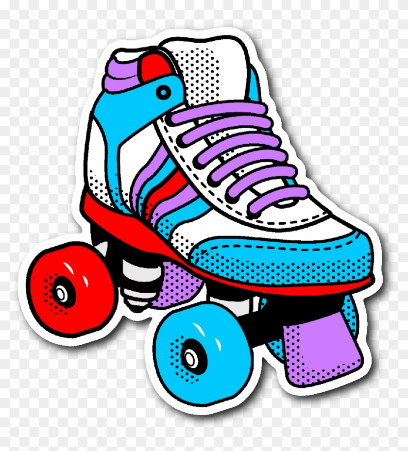 Now Available In Our Store - Clip Art 80's Roller Skates #729081