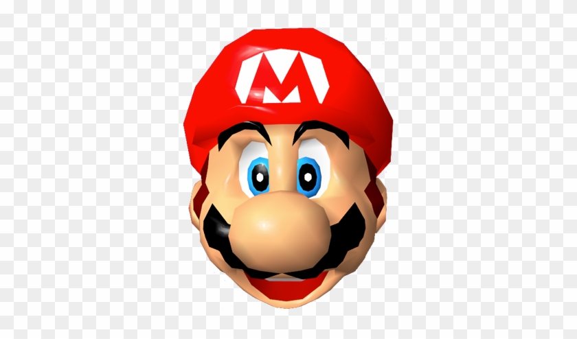 Super Mario - Super Mario 64 Mario Head #729095