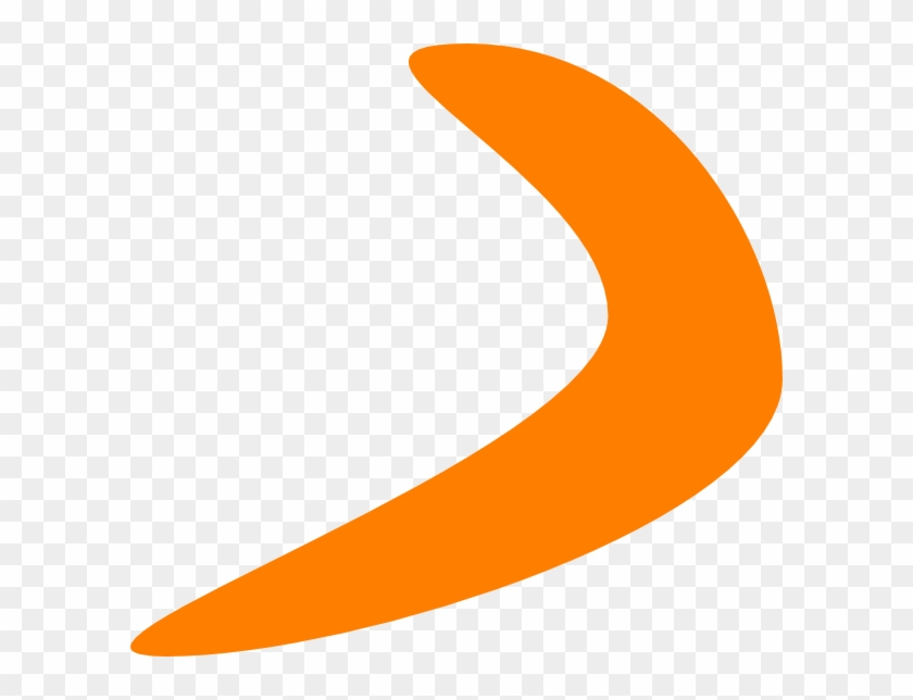 Boomerang Clipart Orange Boomerang - Boomerang Vector Png #729144