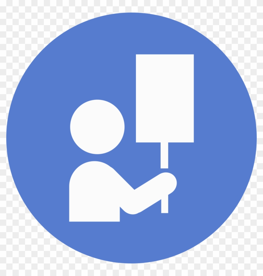 Election Billboard Icon - Circle #729200