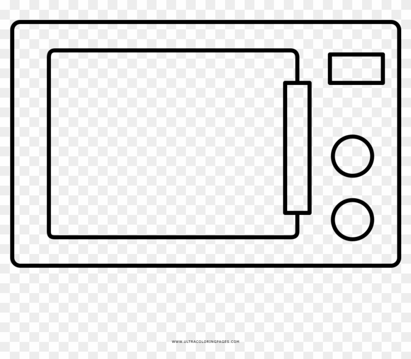 Microwave Coloring Page Ultra Coloring Pages Coloring - Imagenes De Un Microondas Para Colorear #729250