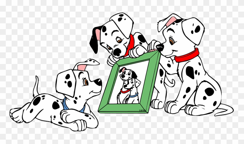 101 Dalmatians Puppies Clip Art - 101 Dalmatians #729345.