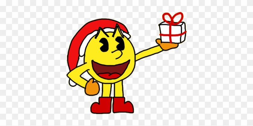 Christmas Santa Pac-man By Innovationstation - Cartoon #729368