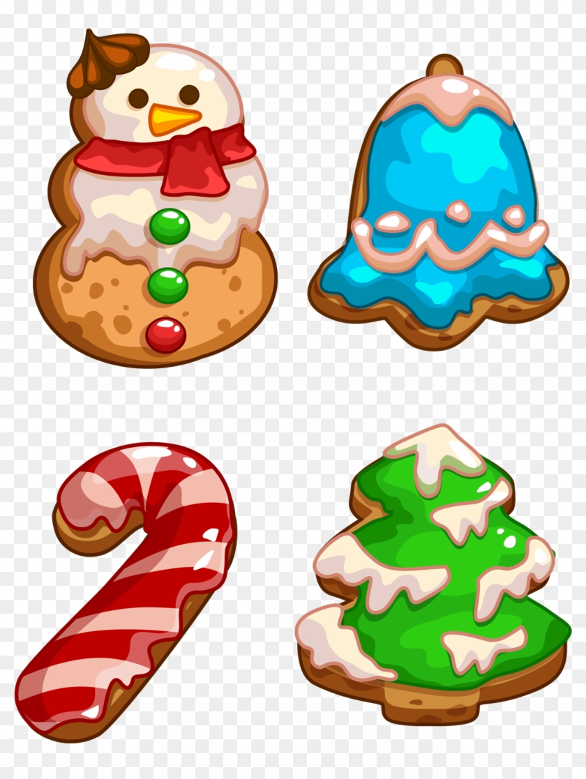 Lebkuchen Christmas Cookie Clip Art - Lebkuchen Christmas Cookie Clip Art #729471