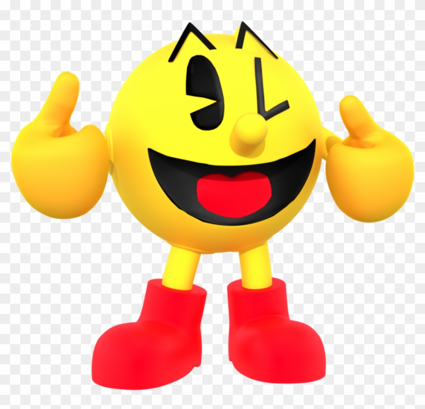Pac Man Render By Jaysonjeanchannel - Pacman Happy #729447