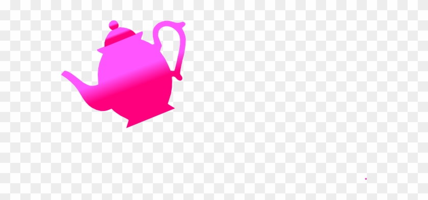 Pink Gradient Teapot Pouring Clip Art - Clip Art #729613