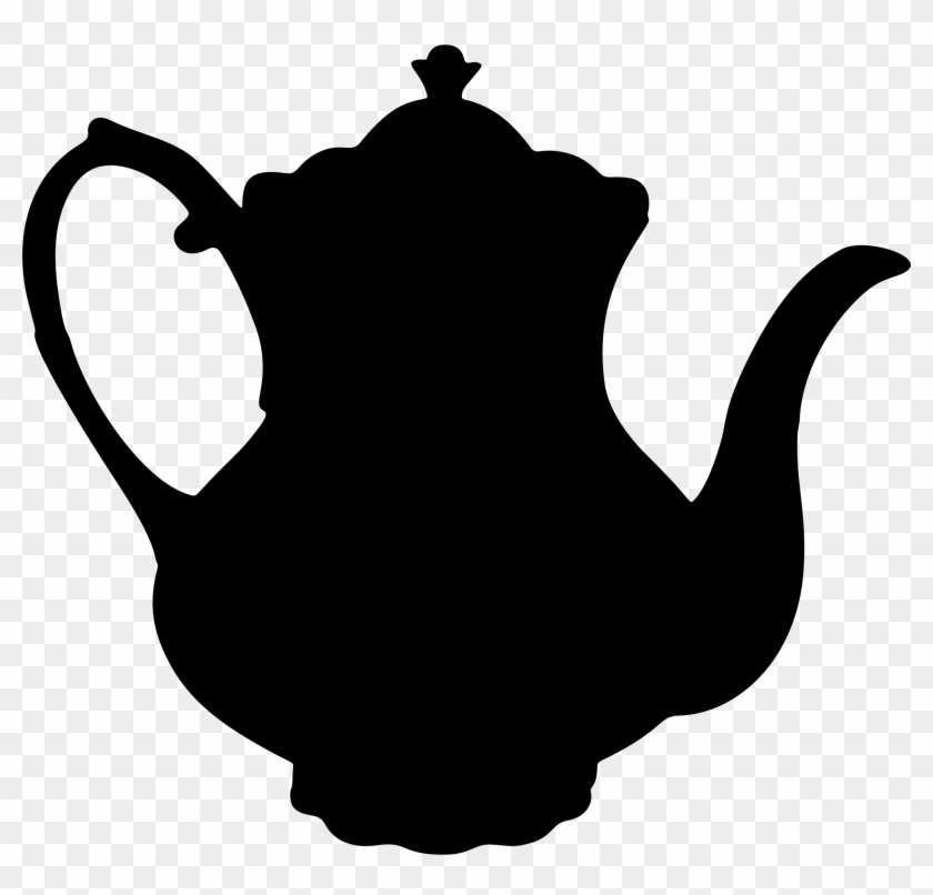 Teapot Silhouette 2 - Clip Art Tea Pot #729620