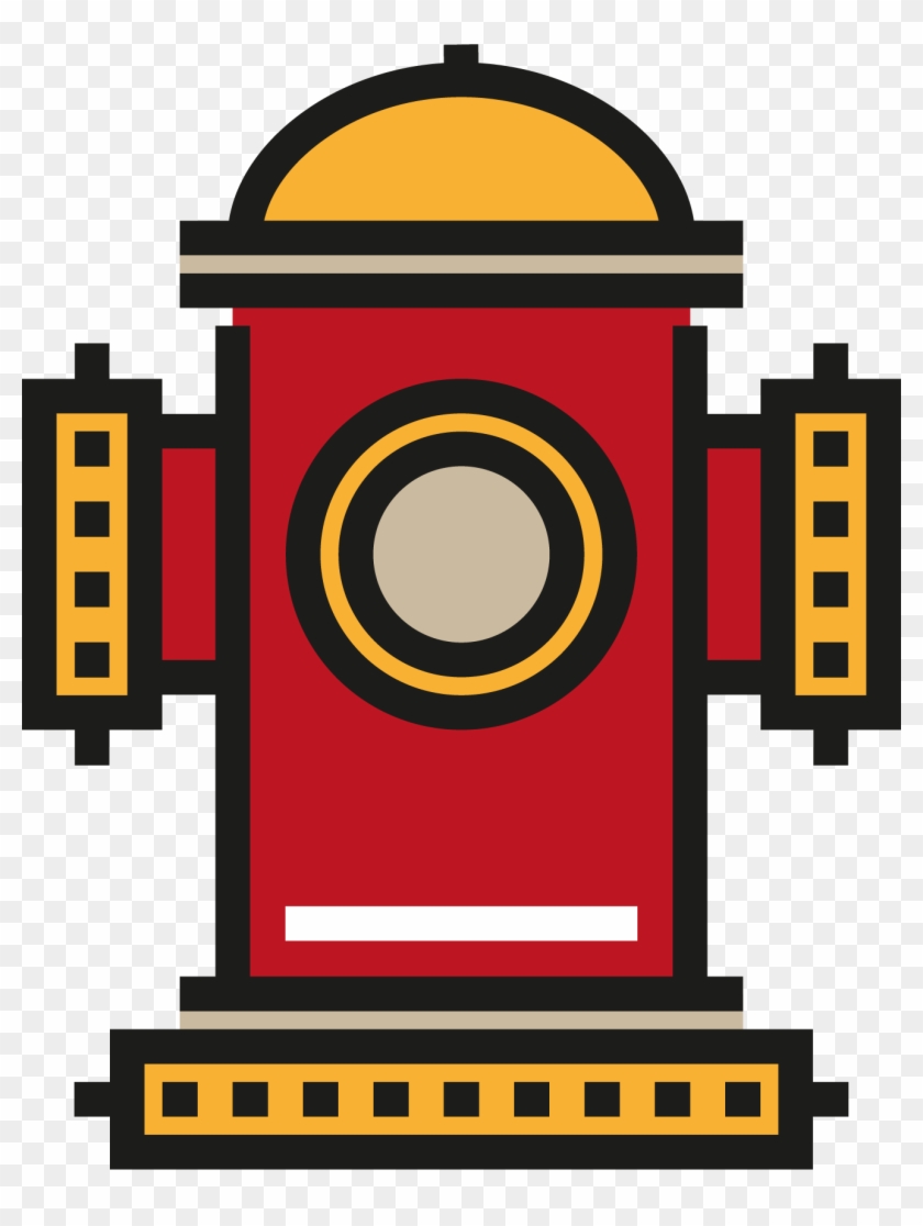 Fire Hydrant Firefighting Icon - Fire Hydrant Firefighting Icon #729635