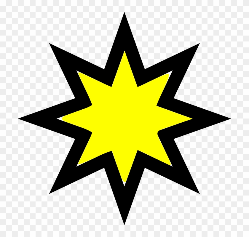 Christmas Star Clipart 16, - Star Outline #729636