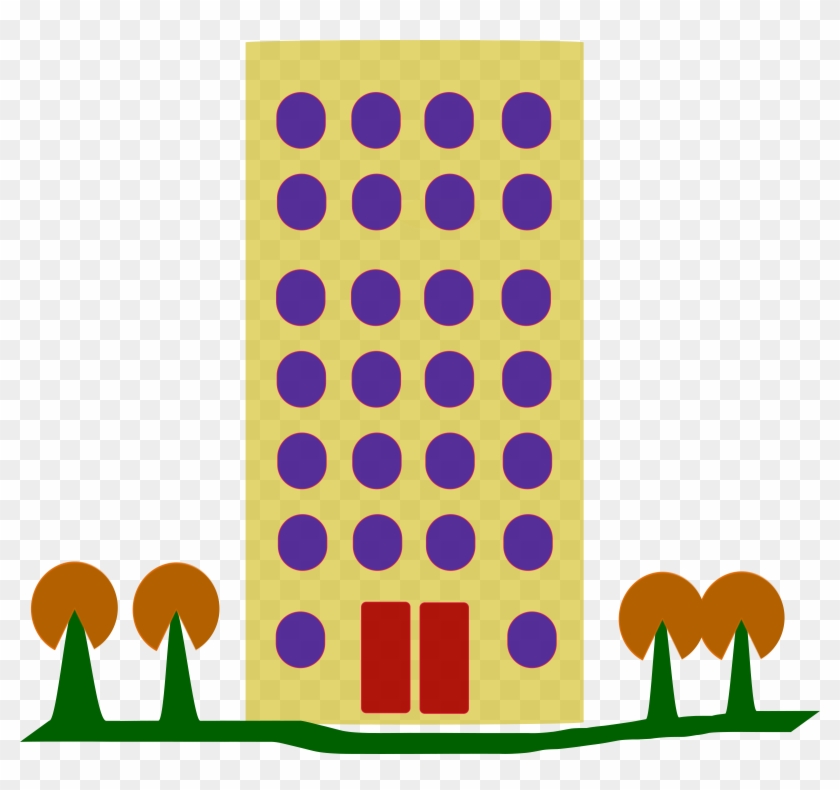 Big Image - Block Of Flats Clipart #730009