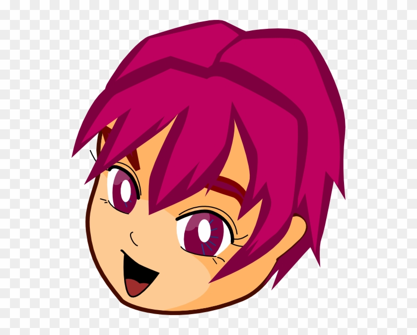 Cute Boy Head Cartoon Png #730139