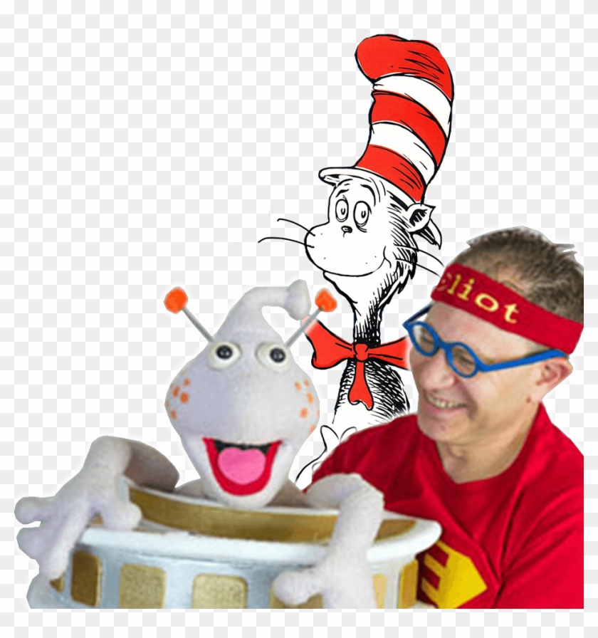 Is It A Children's Entertainer With Many Years Of Experience - Dr. Seuss Cat In The Hat Birthday Banner Personalized #730298