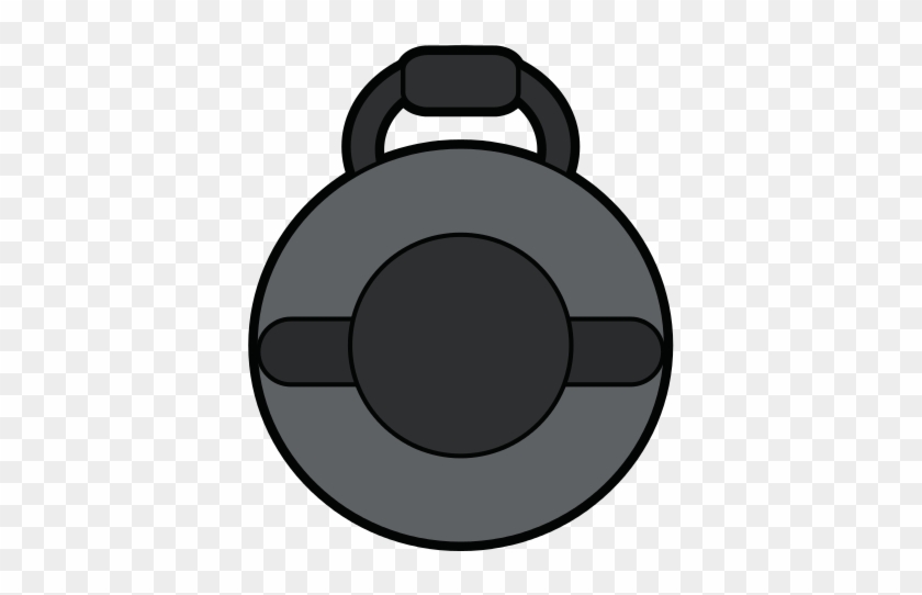 Kettlebell Gym Icon Image - Circle #730374