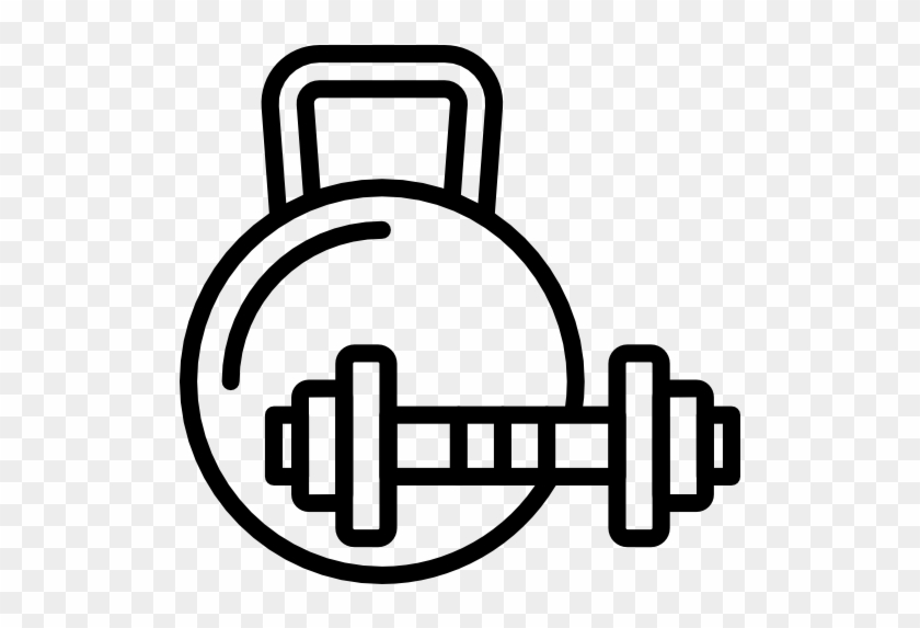 Kettlebell Free Icon - Barbell Icon #730378