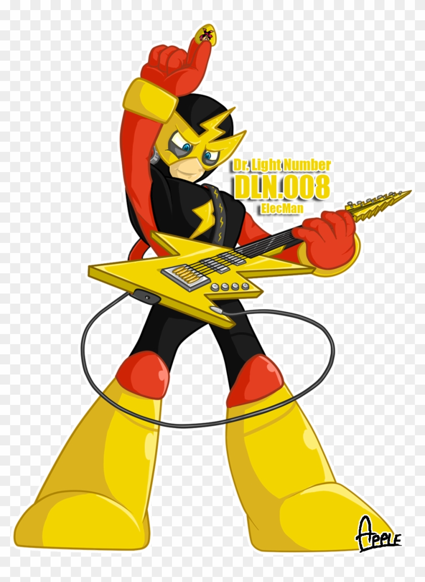 Dln08 Elecman By Applesrockxp Dln08 Elecman By Applesrockxp - Mega Man Electric Man #730418