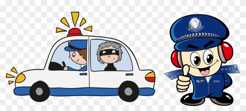 Police Officer Cartoon Theft - Police Officer Cartoon Theft #730713