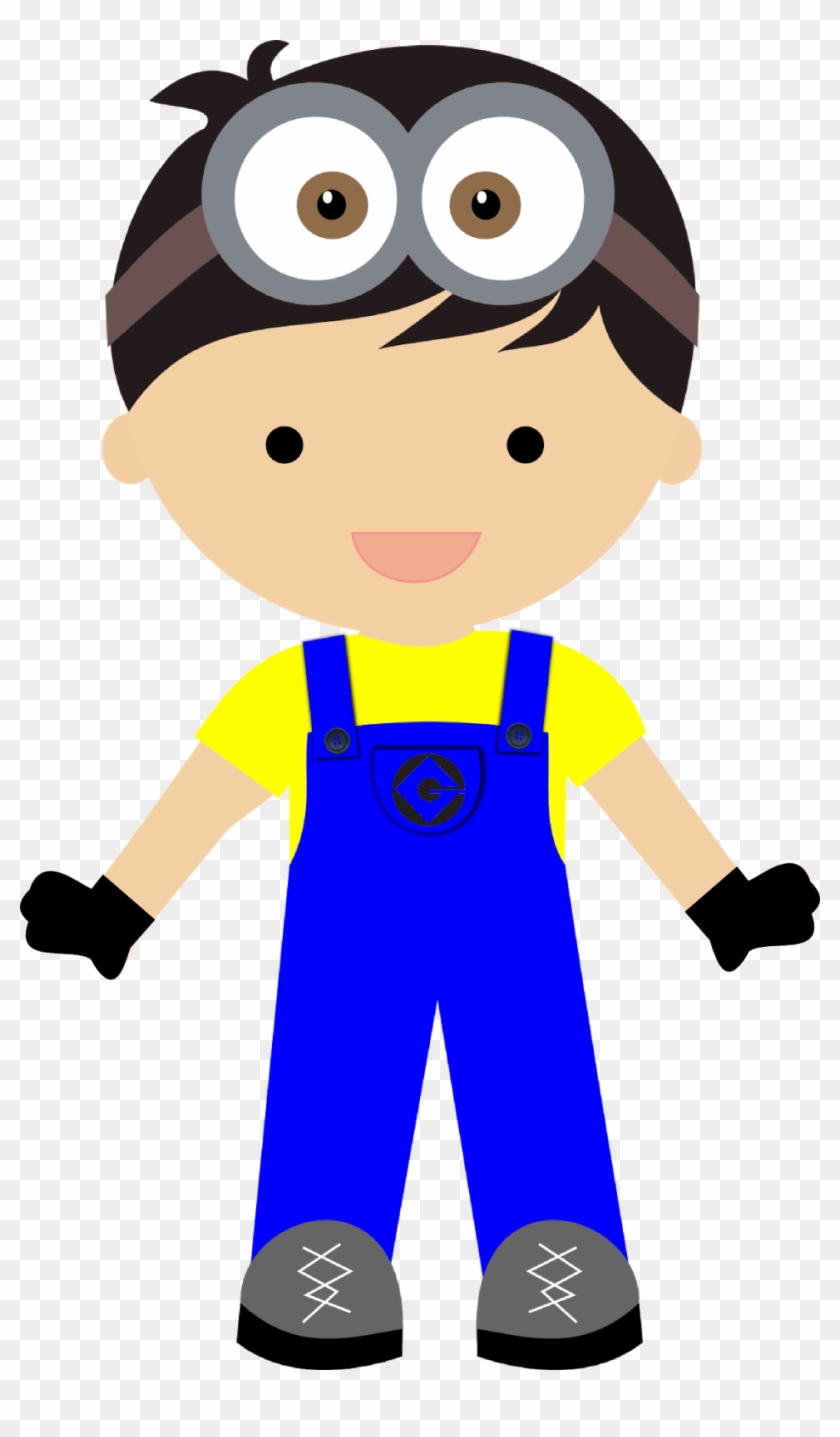 Clipart De Niños Disfrazados De Minions - Menino Vestido De Minions #730686