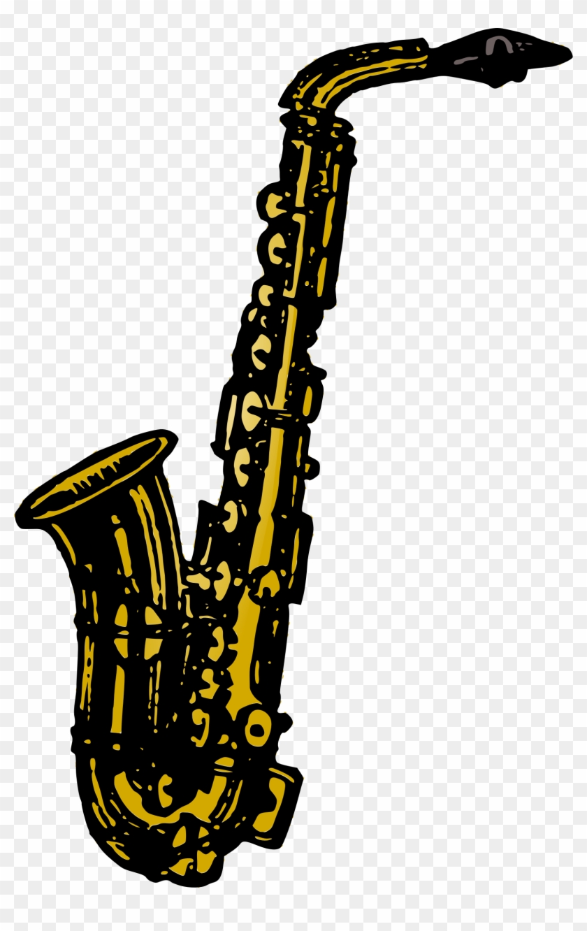 Basic Saxophone By @j4p4n, I'm Not Sure Why, But For - Saxophone Images Clip Art #730704