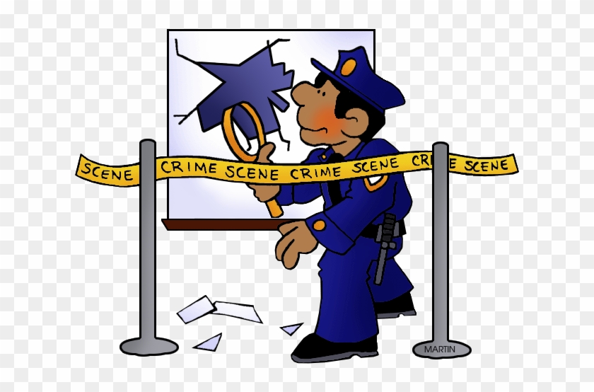 Crime Scene Detective Police Officer Clip Art - Crime Scene Detective Police Officer Clip Art #730814
