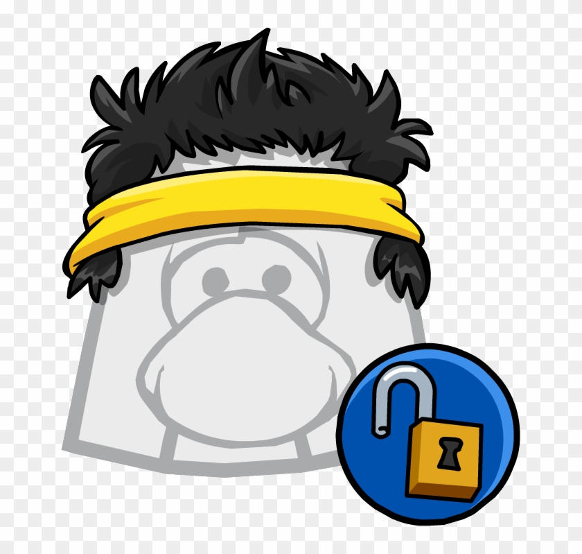 Yellow Sweat Band - Club Penguin The Sandy #730820