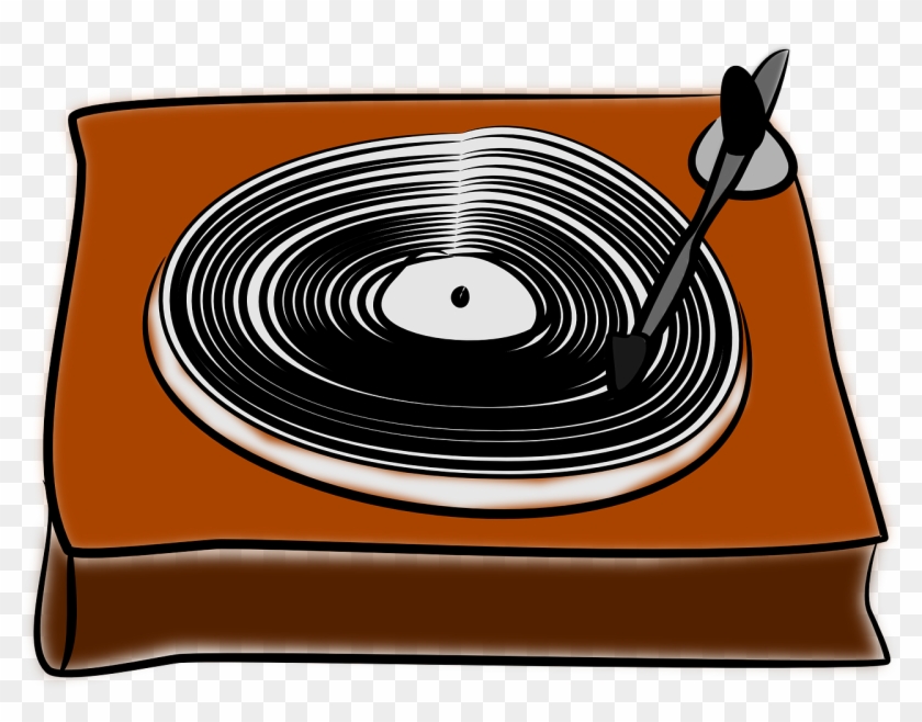 Record Player Disc Multimedia Png Image - Vinyl Record Clip Art #730847