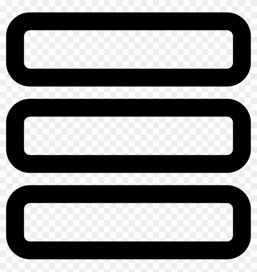 Png File - Three Bars Menu Icon #731093