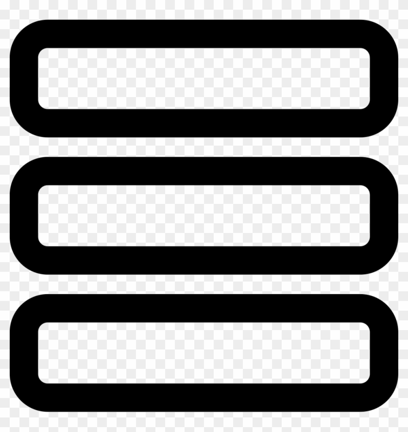 Png File - Three Bars Menu Icon #731093