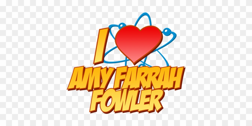 I Heart Amy Farrah Fowler - Heart Amy Farrah Fowler Round Ornament #731217