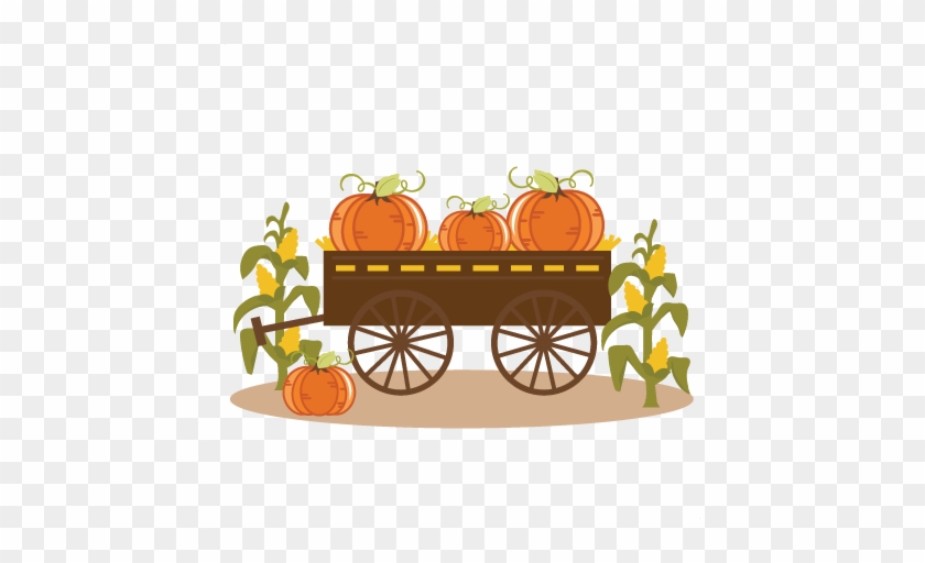Pumpkin Clipart Wagon - Pumpkin Patch Wagon Clip Art #731371