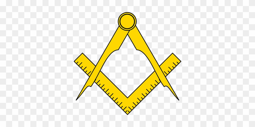 Compass Ruler Circle Straight-edge Gold Ye - Math Compass Clip Art #731490