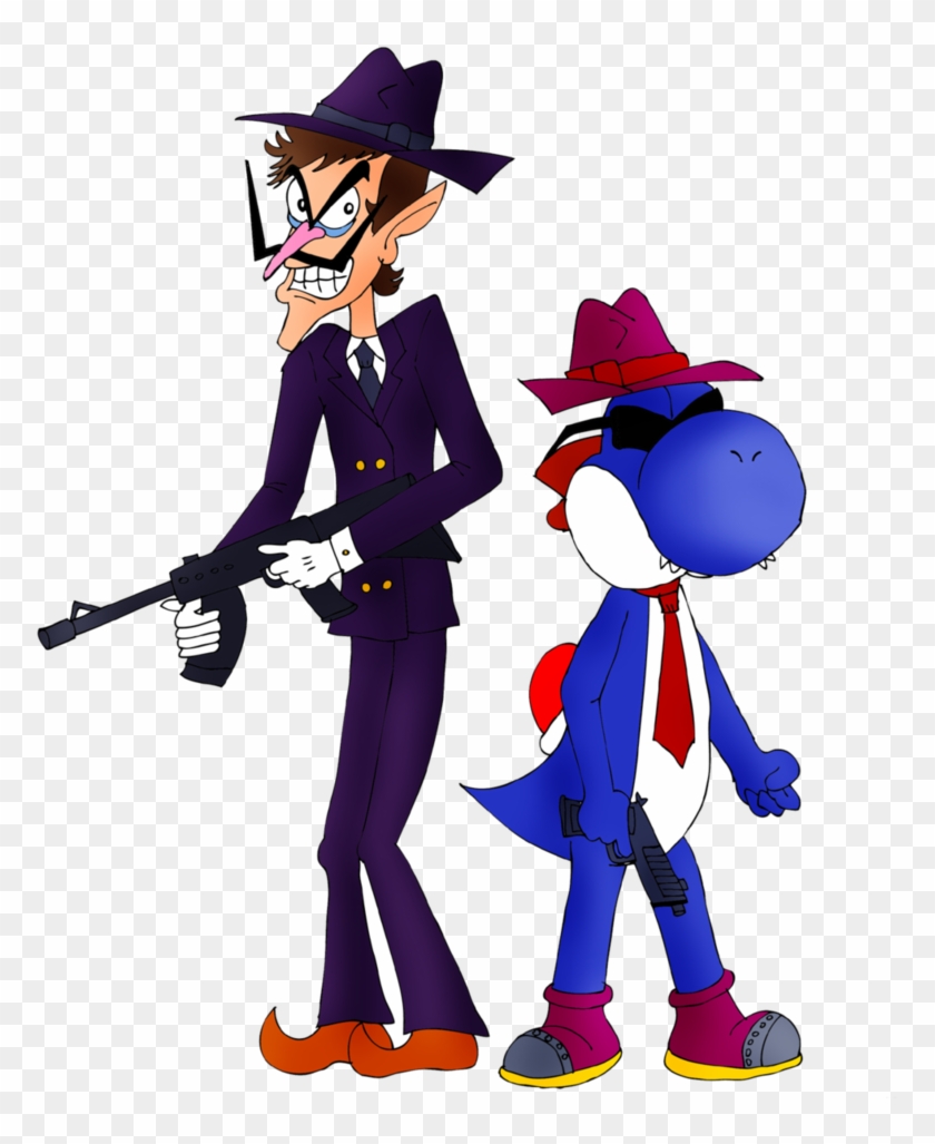 Gangsters Waluigi And Boshi By Zefrenchm - Wario Waluigi And Boshi #731501