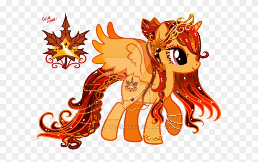 Autumn Princess Custom Pony By Kingphantasya - My Little Pony Custom Drawings #731639