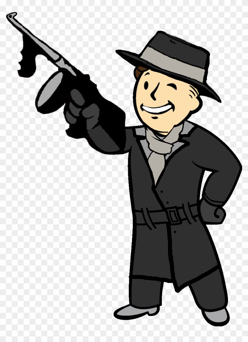 Silver Shroud Vault Boy Fallout 4 Silver Shroud Png Full Size PNG Clipart Images Download