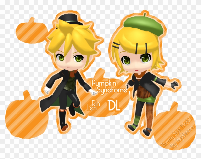 Pumpkin Syndrome Rin And Len By Nyalinaa - Kagamine Rin/len #731748