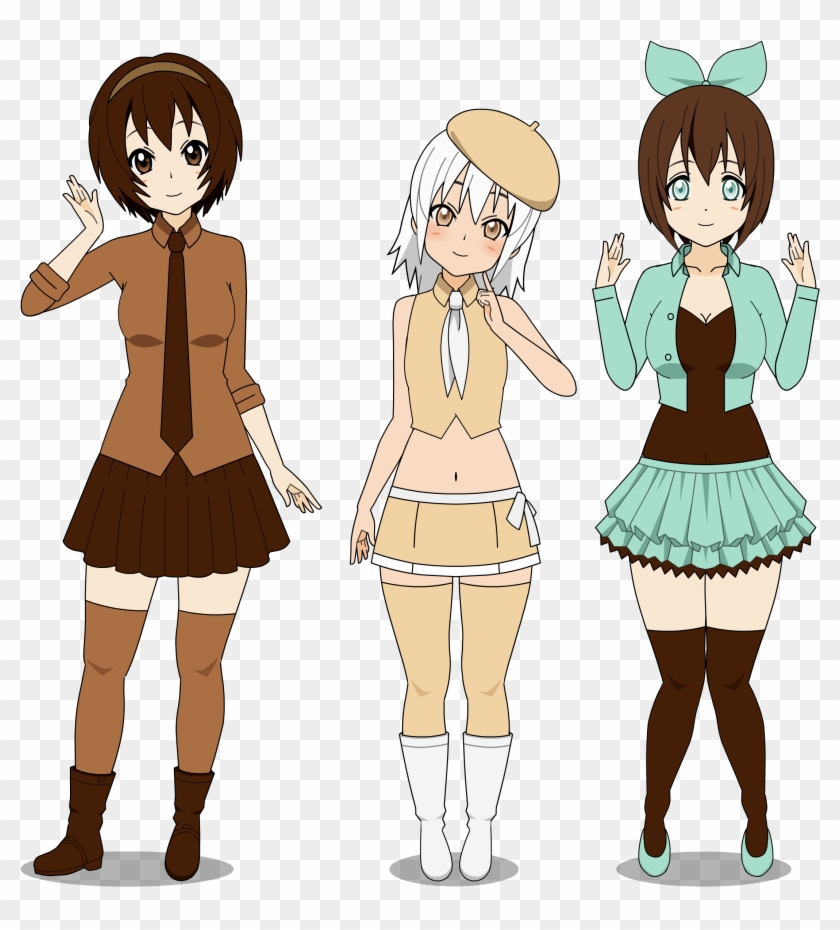 Ice Cream Girls By Kisekae-san - Cartoon #731765