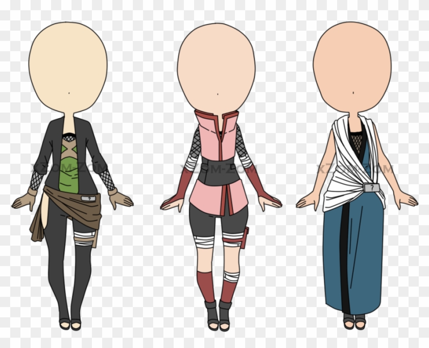 Naruto Outfit Adopts[closed] By Xzom-zom - Cartoon #731780