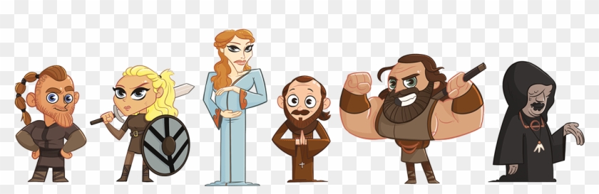 This Characters Are Based On The Tv Series Called Vikings - Cartoon #731823
